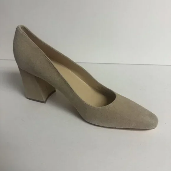 Marc Fisher Womens Keri Pump Heel Light Natural Size 10 M - Picture 2 of 6